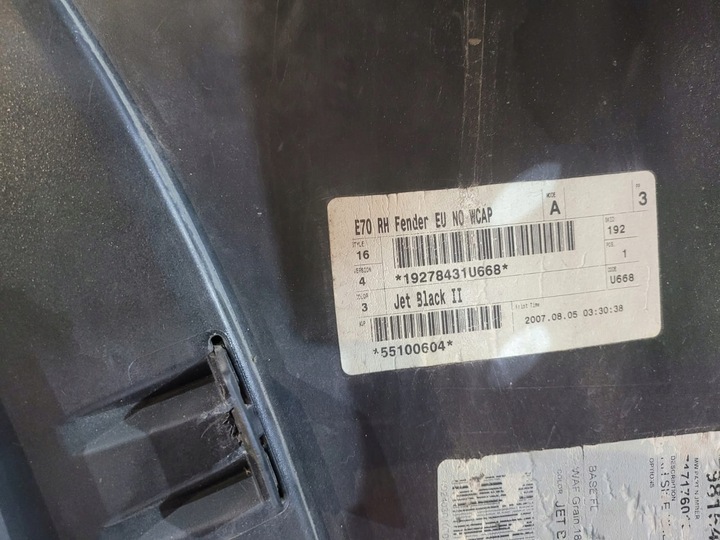 фото №7, Bmw x5 e70 крыло переднее правые - 13474