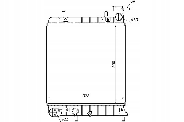 фото №13, Радіаторів двигуна nissens 67022 2531025050