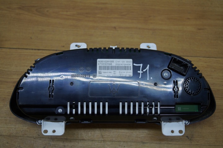 фото №5, Спидометр приборы 3.0 d maserati quattroporte vi uk