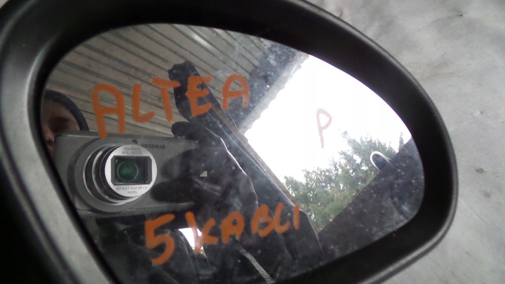 фото №8, Дзеркало праві seat altea 2007 5 pin 04-09r матовий