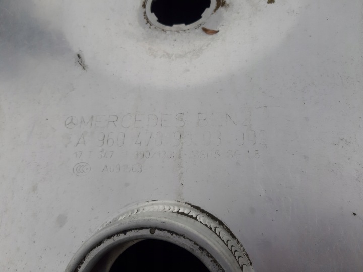фото №12, Mercedes бак пального 390l + гідравліка 130l