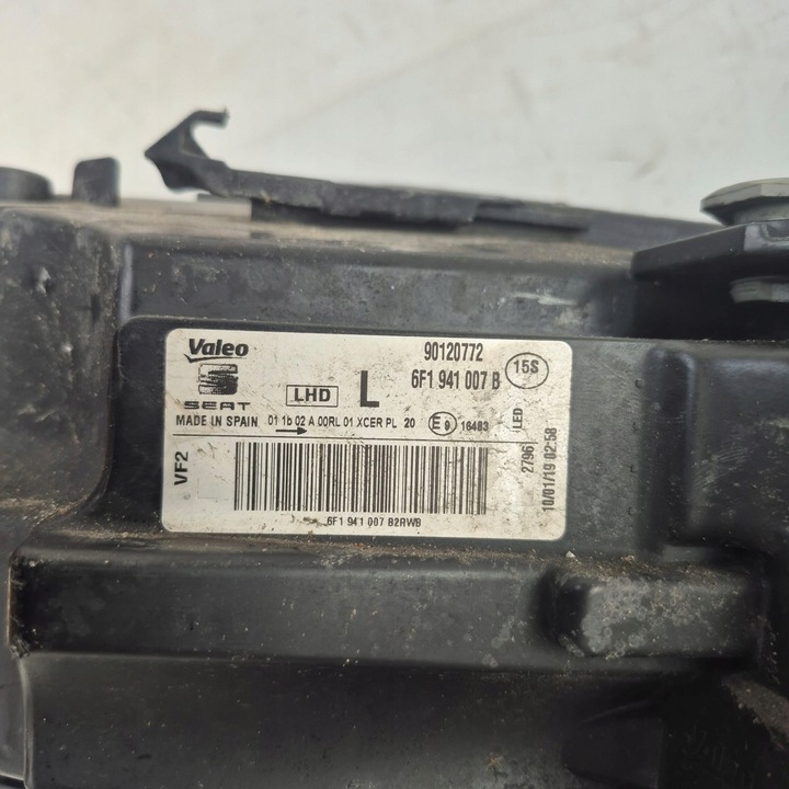 фото №9, Seat ibiza v 5 6f 6f1 arona повний led лампа ліва передня 6f1941007b