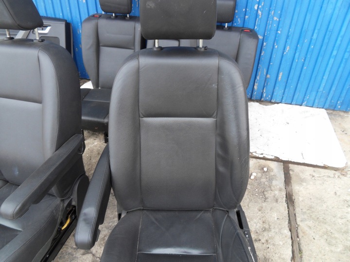 фото №12, Land rover freelander ii 2 l359 06-11 сиденья обшивки чёрная кожа европа