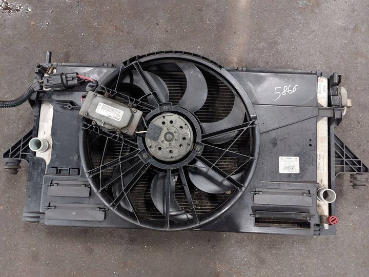 фото №1, Радиатор комплект + вентилятор volvo v50 i s40 ii 2.4 20v