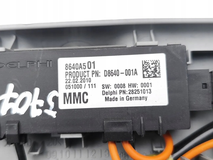 фото №7, Mitsubishi asx датчик руху 2010 suv 4/5dr 8640a501 28251013 10-24