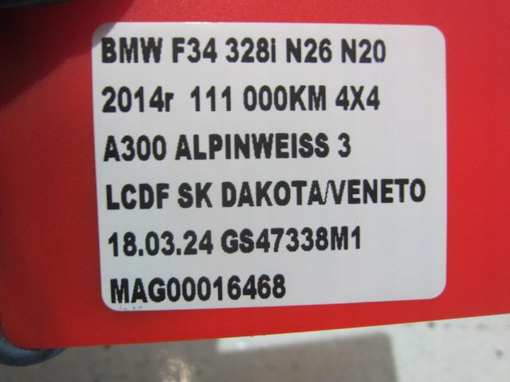 фото №11, Bmw f34 gt x-drive поворотный кулак левая амортизатор подвешивание 6867447 6798261