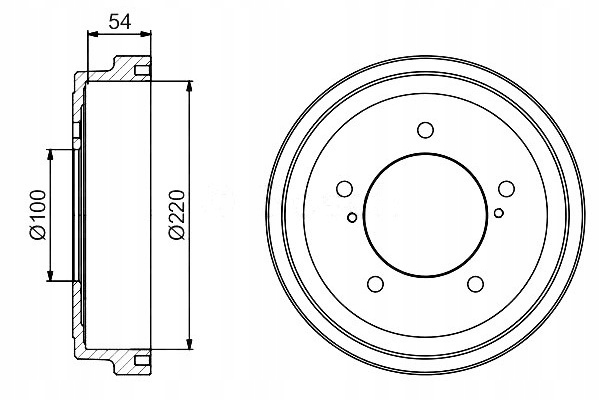 фото №1, Bosch 986 477 236 барабан гальмівний
