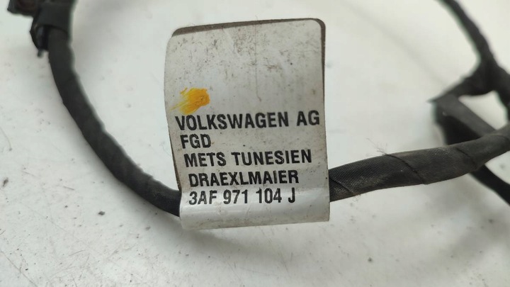 фото №2, Жгут установка pdc бампера зад vw passat b7 3af971104j