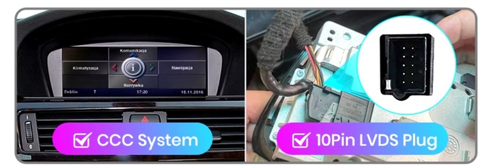 фото №13, Екран linux андроїд авто carplay do bmw e60 e61 e90 e91 e92 e93 систем ccc