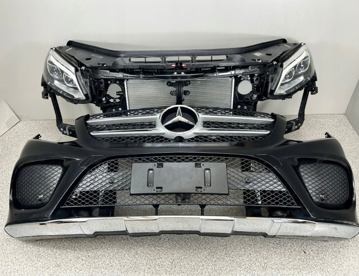 фото №6, Mercedes gle w166 166 amg бампер перед передний установка pdc решётка радиатора