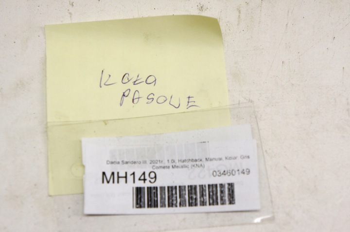 фото №5, Mh149 dacia sandero iii 1.0i колесо ременное