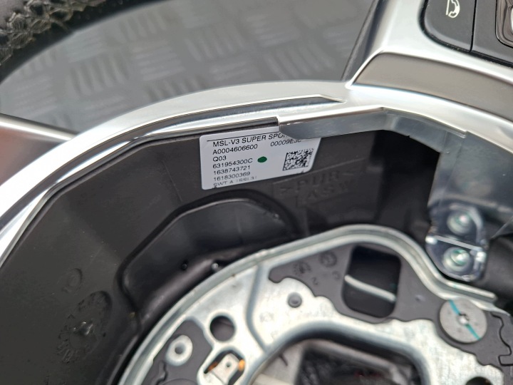 фото №6, Кермо мультифункція пелюстки a0004606600 mercedes e w213 s213 amg чорна