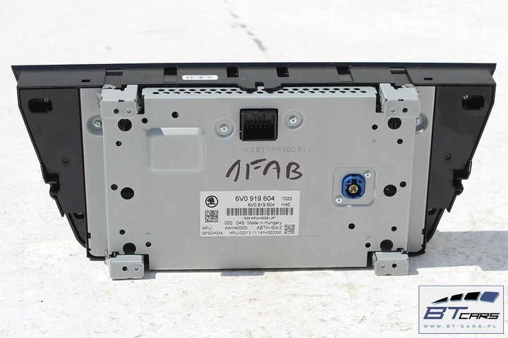 фото №9, Skoda fabia 3 радіо з дисплей +зчитувач 5q0035820 6v0919604 nj 2014 -z