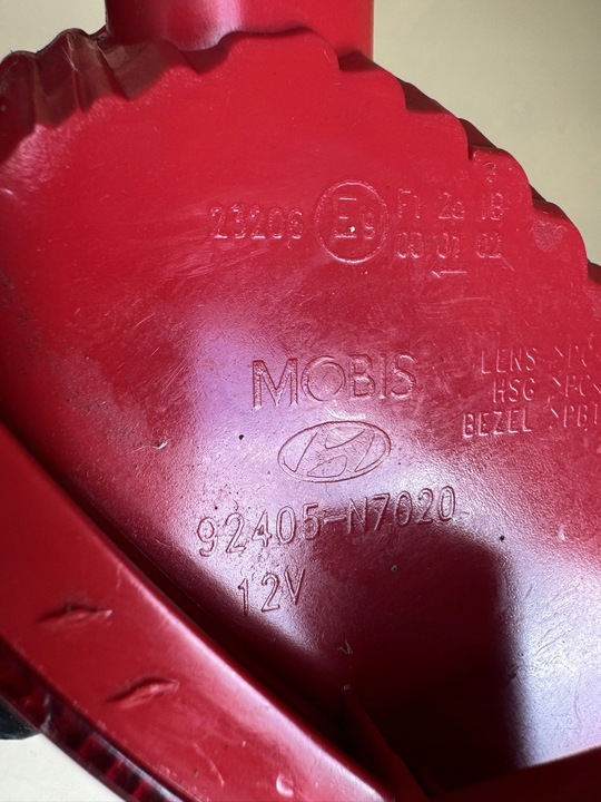 фото №9, Hyundai tucson 4 iv 20r- лампа протитуманна лівий зад ліва задня