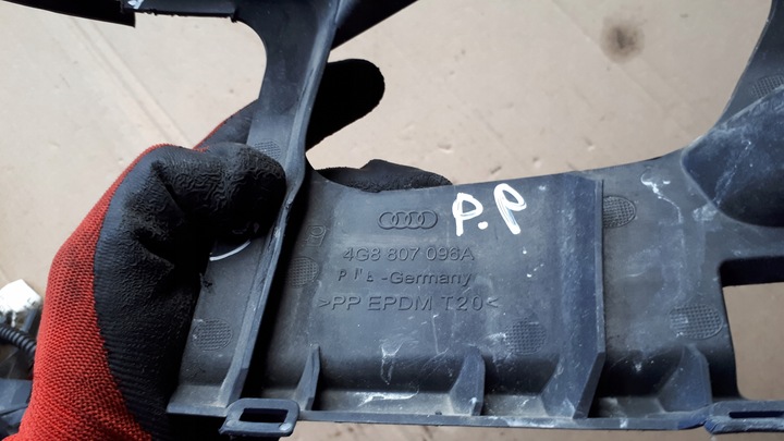 фото №9, S7 4g a7 ползун бампера правые перед 4g8807096a