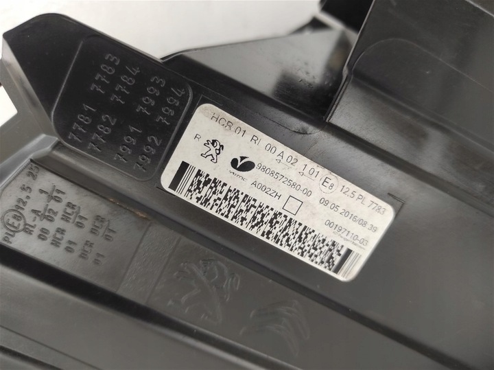 фото №10, Лампа правая перед peugeot expert jumpy po 16