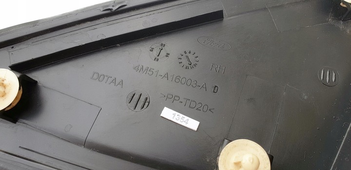 фото №14, Ford focus mk2 ii 2 треугольник пластик дверь зеркало крыльев правые