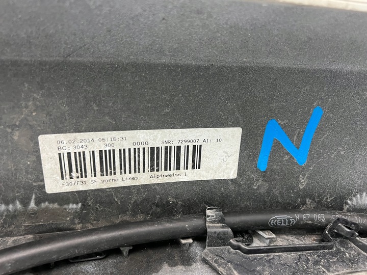 фото №12, Bmw 3 f30 f31 sport line бампер переднє 4xpdc pod розпилювачі 12-15 n