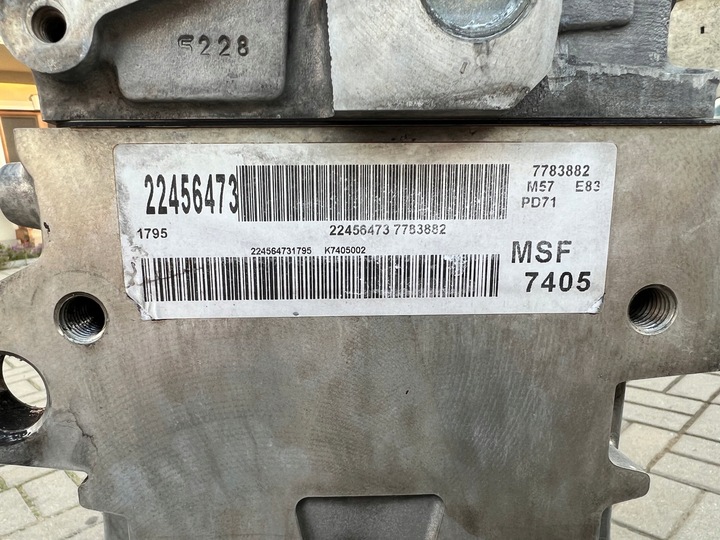 фото №6, Bmw x3 e83 3.0sd biturbo 286km 306d5 двигатель голый стойка aluminiowy блок