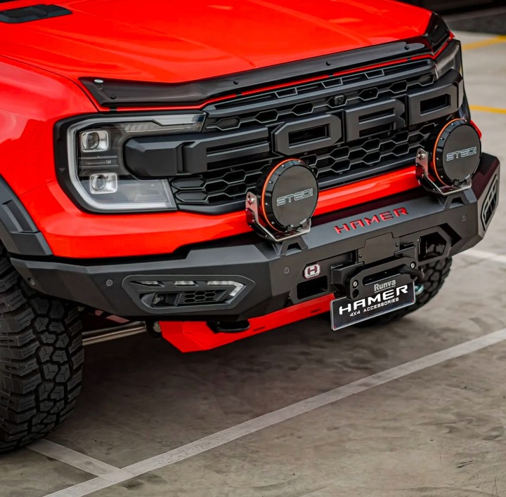 фото №12, Бампер переднє сталевий offroad hamer atlas ford ranger raptor 2022-