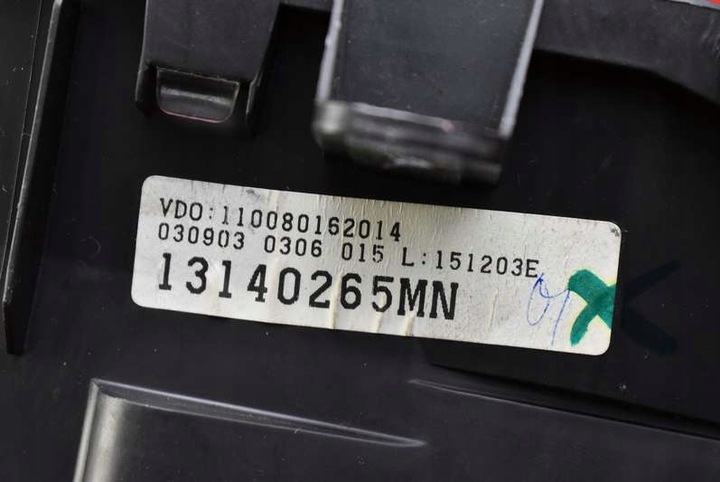 фото №8, Спидометр приборы eu 13140265mn opel meriva a 1.7 cdti 100 km 02-06