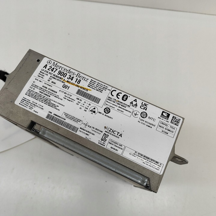 фото №7, Mercedes-benz eqb 2022 панель / радіопрогравач cd/dvd/gps