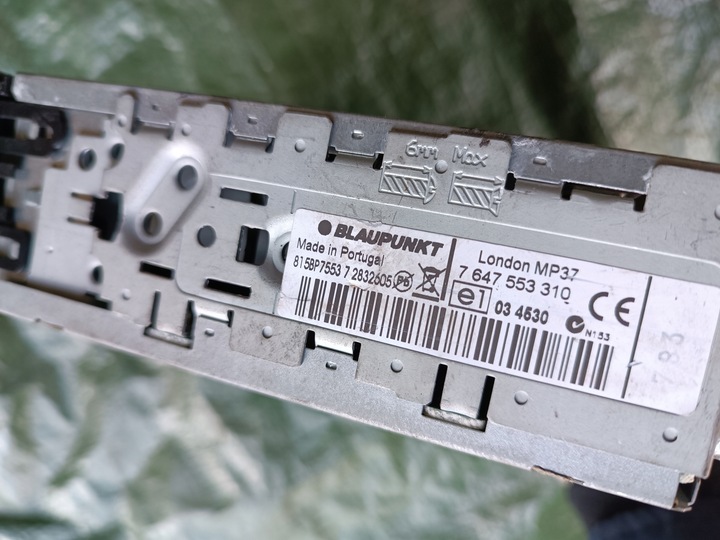 фото №12, Радиопроигрыватель blaupunkt london mp37 smart fortwo i 450 7647553310