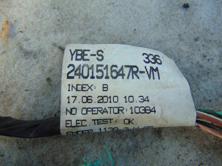 фото №8, Джгут датчики pdc зад renault megane 3 iii eu