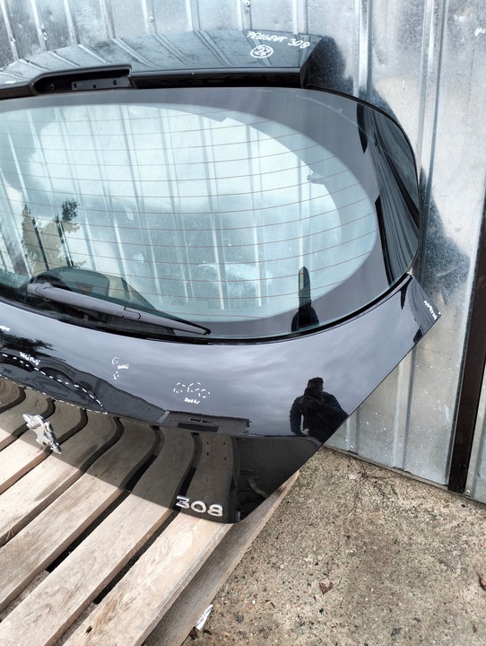 фото №10, Кришка багажника peugeot 308 t7 роки 2007-2011 чорна 5d 5двері hb
