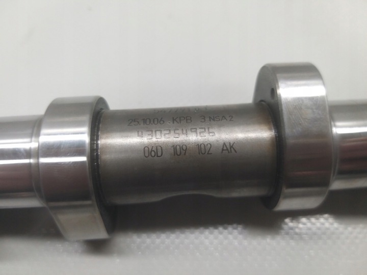 фото №12, Вал розподільний вал вихлоп 2.0 fsi touran golf v bvy blr 150km a4 b6 06d109102ak