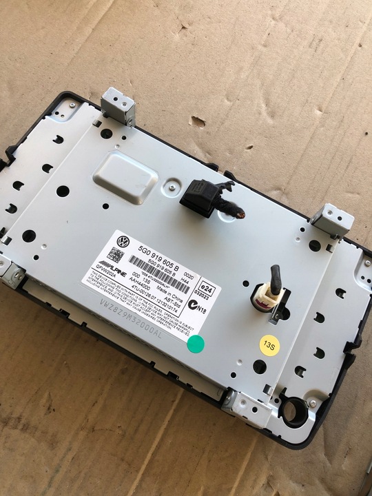 фото №6, Vw golf vii 7 радио считыватель дисплей комплект