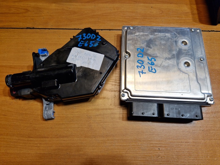 фото №7, Bmw 7 e65 e66 3.0d 306d2 kpl стартовий блок керування двигуном (ecu) cas pilot 7794904
