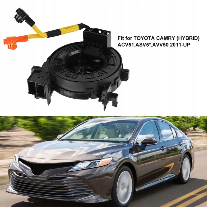 фото №7, Пружина годинникова з кабелем спіральний підходить до toyota camry гібрид 2011-up
