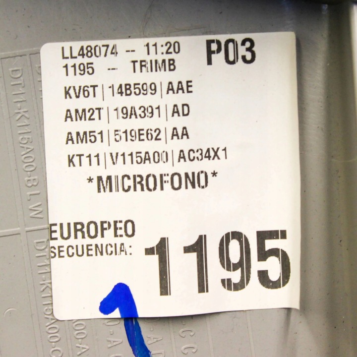фото №10, Ford transit - tourneo connect 2020 потолок