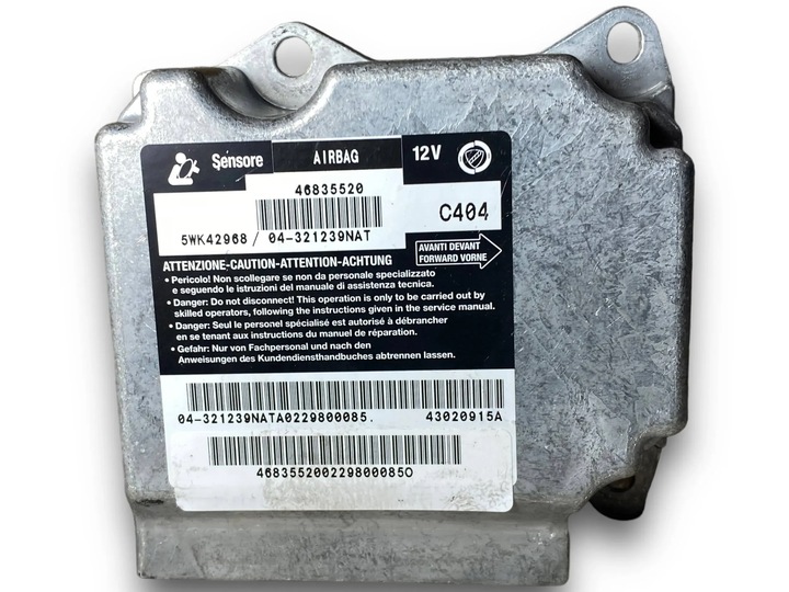 фото №2, Модуль подушка безпеки fiat stilo оригінал новий 46835520