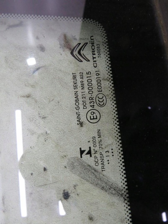 фото №3, Скло кузовна праві зад c4 grand picasso ii