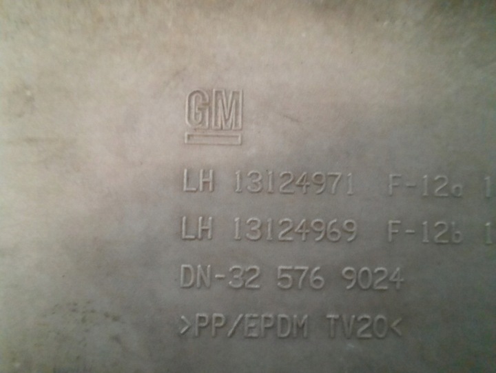 фото №7, Opel zafira b 05-14 заглушка планка бампера ліва перед передня 13124971