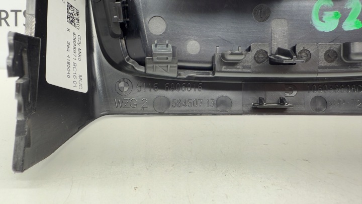фото №12, Bmw g20 g21 решётка воздуховод туннеля среднего зад 9493012 6806816