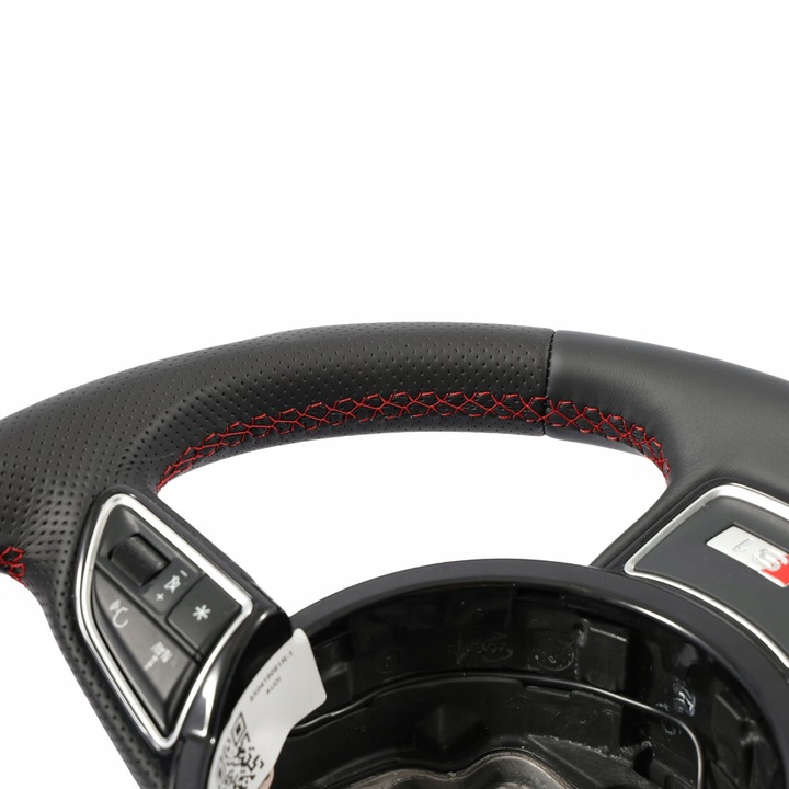 фото №11, Audi a1 s1 8x руль новая чёрная кожа красная nić 8x0419091r