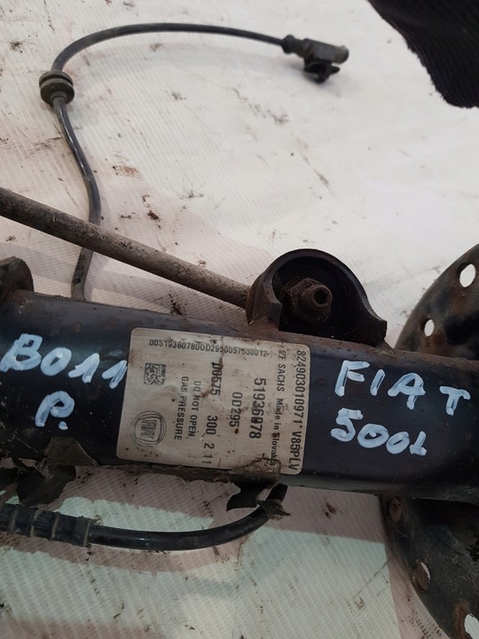 фото №11, Поворотный кулак mcperson правый 51936078 fiat 500l 1.3d