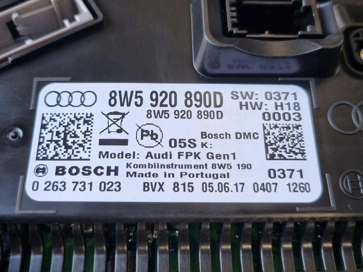 фото №12, Audi q5 sq5 2018 спідометр  манометр віртуальний usa