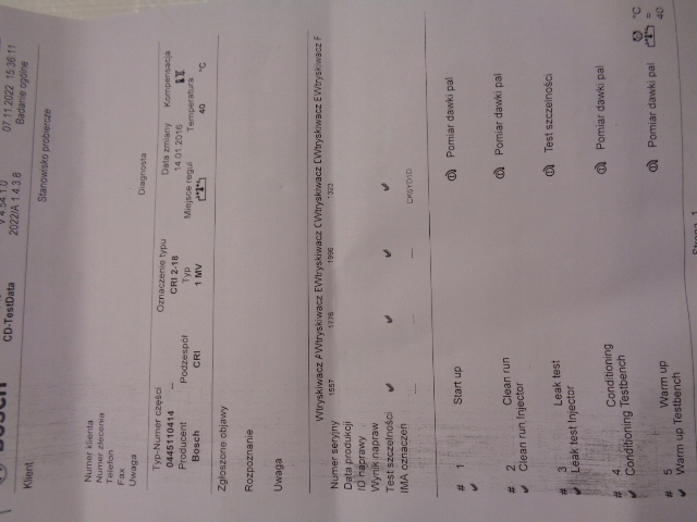 фото №9, Renault koleos ii інжектор 2.0 dci друк 0445110728