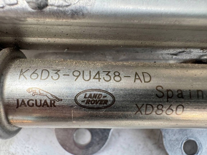 фото №7, Jaguar/land rover радиатор выхлопных газов клапан egr k6d39u438ad
