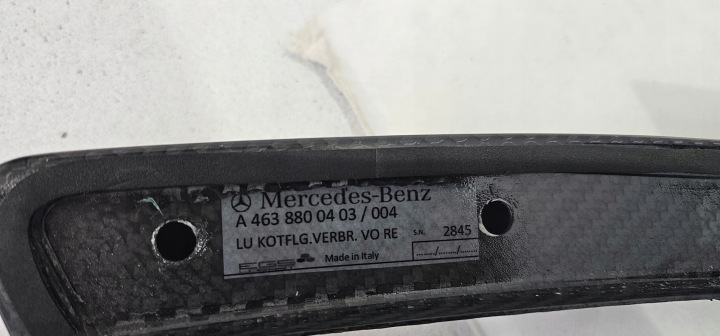 фото №16, Молдинг крила праве перед mercedes g63 amg 4x4 w463 рестайлінг карбон