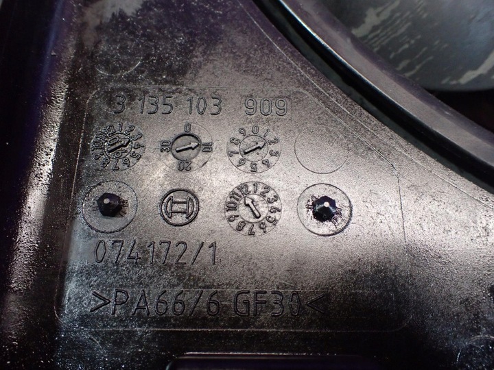 фото №6, Opel astra h iii 04-07 1.7 cdti вентилятор радиатор 0130303304 24467444