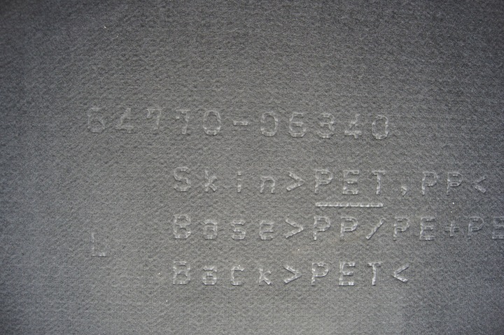 фото №9, Camry viii sedan usa пол обшивка багажника обшивки защита ремня