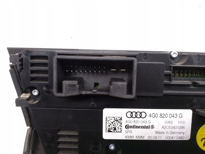 фото №7, Audi a6 s6 c7 4g 2011 панель кондиціонера