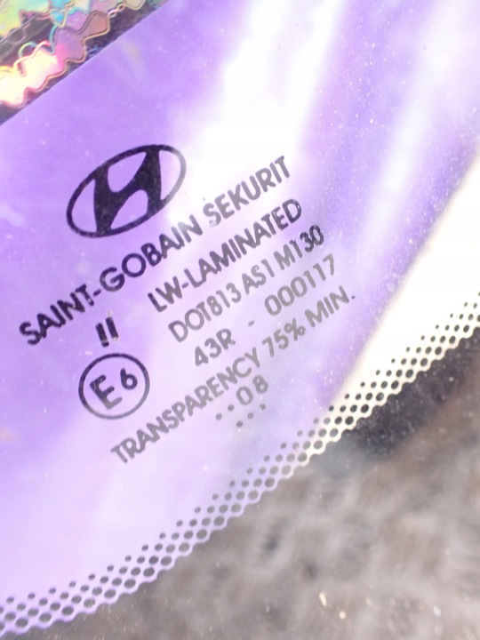 фото №2, Hyundai i10 i 07- скло лобове перед передня