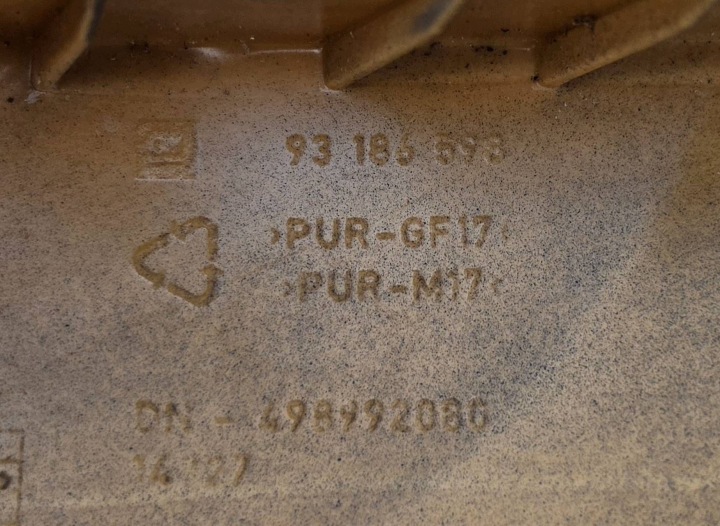 фото №12, Opel astra h opc 93186593 спойлер бампера передней