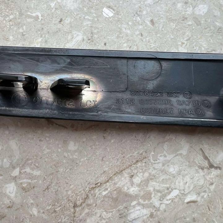 фото №9, Bmw7 g11 g12 м-пакет планка декоративная бампера левый зад 51128077095